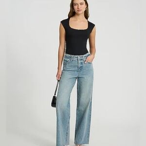 Express Body Contour Scoop Neck Bodysuit